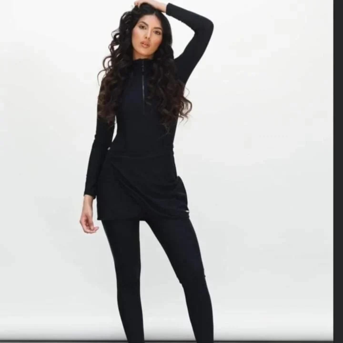 DIJA original 4pack swimsuits ( Top Swimsuit With Beach Skirt And Pants And Swim Cap)