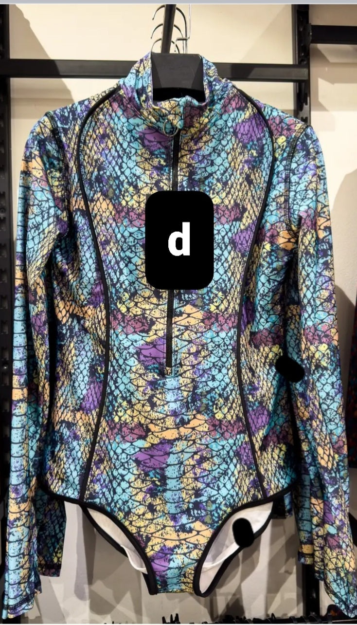 DIJA original 4pack swimsuits ( Top Swimsuit With Beach Skirt And Pants And Swim Cap)