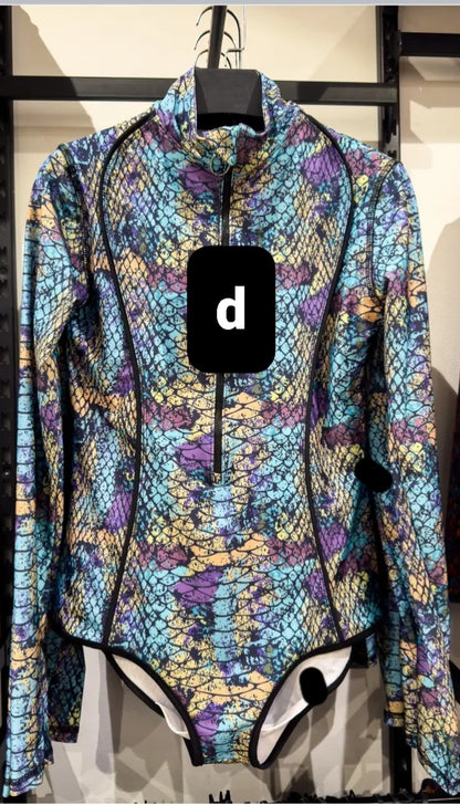 DIJA original 4pack swimsuits ( Top Swimsuit With Beach Skirt And Pants And Swim Cap)